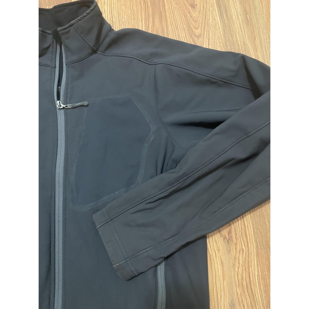 REI Co-op Softshell Jacket Mens Medium Full Zip Fleece Lined Hiking - Picture 4 of 10
